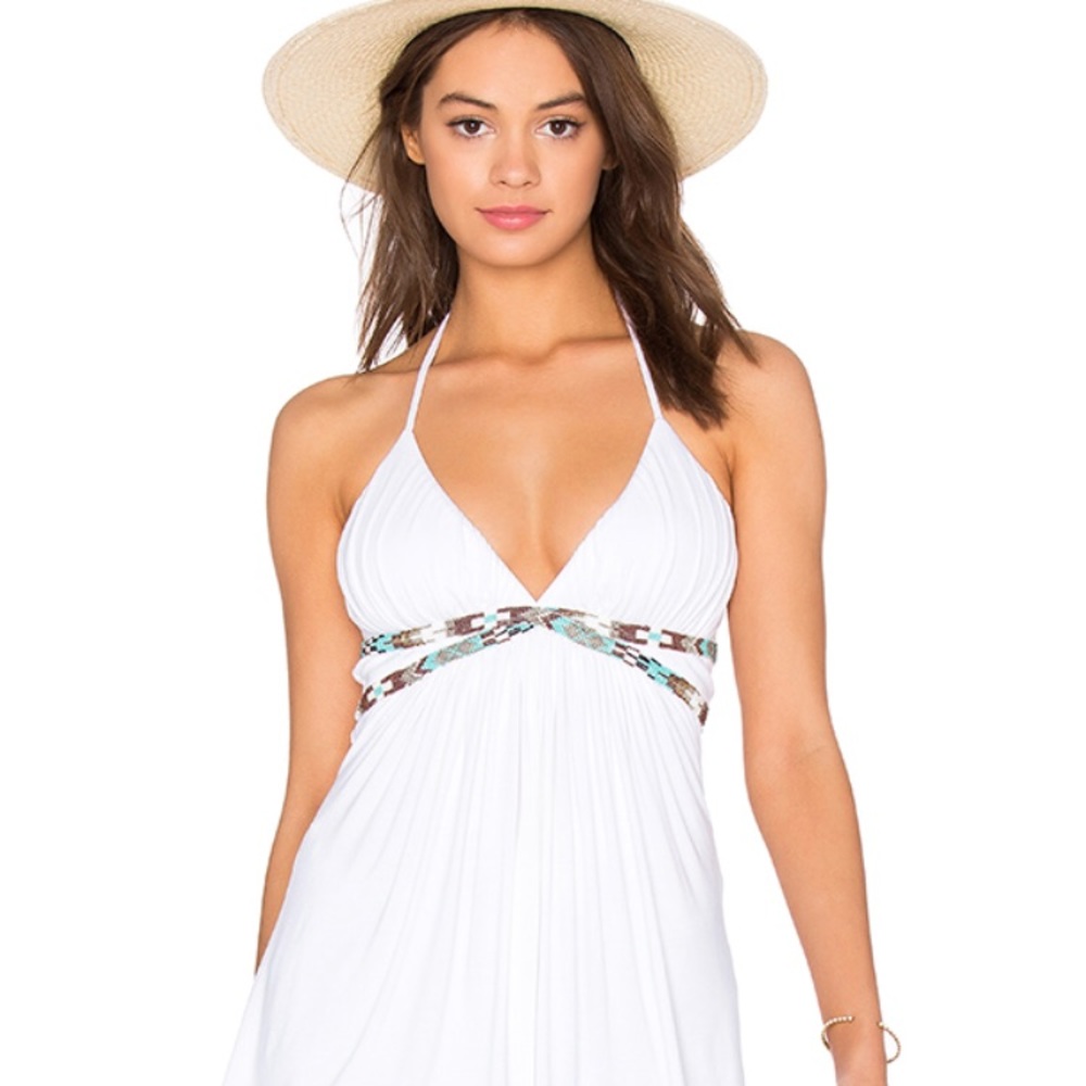 Sky Aaheli Halter Top (White)- NWT